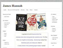 Tablet Screenshot of jameshannah.com